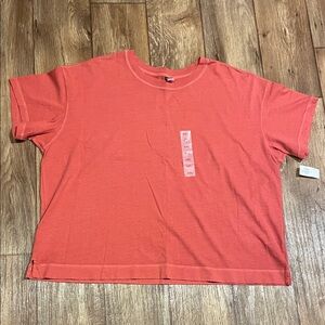Old Navy Coral Short Sleeve Tee Woman Size XXL
